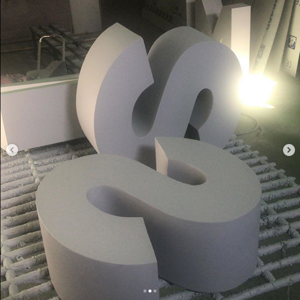 Letras volumétricas acero inoxidable - Imagen 3